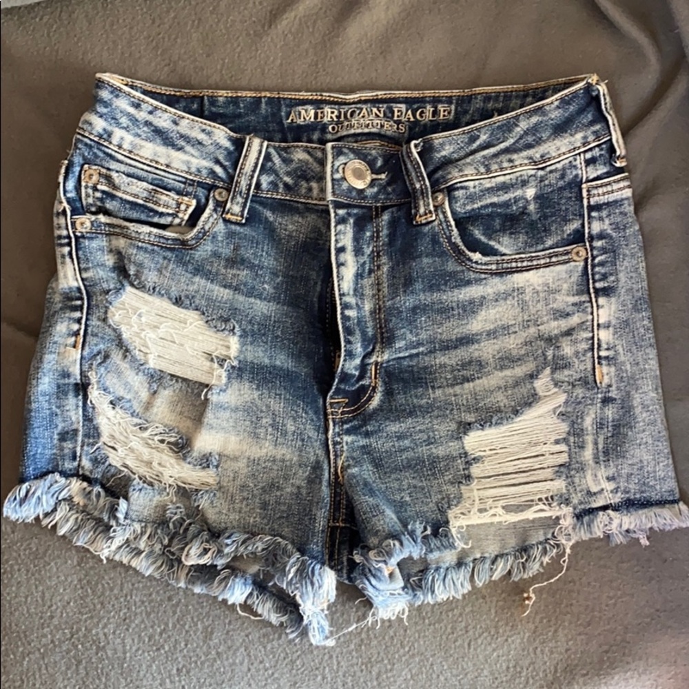 AE high rise shorts